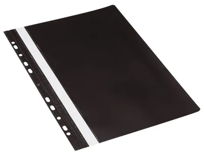 Produktbild von DONAU 1704001-01 Schnellhefter - A4, Multilochung, PVC, schwarz