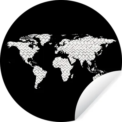 Produktbild von MuchoWow® - Mauerkreis - Wand Bilder - Wandsticker - Wohnzimmer Dekoration - Dekoration für die Wände - Aluminium - Babyzimmer