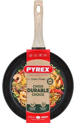 Image de Poêle Cook & Care PYREX, 26 cm, Anti-adhérent, Induction, Sans