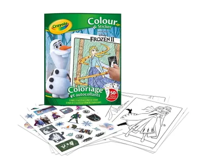 Immagine prodotto di Crayola - Frozen fogli da colorare 2 + adesivi