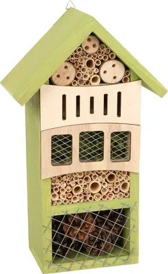 Immagine prodotto di Small Foot 12051 Albergo per insetti in campagna, verde (1 pezzo)