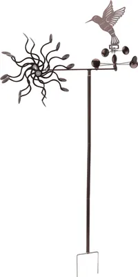 Produktbild von Windspinner,Windrad aus Metall,Windskulptur,Kolibri-Windrad,Windspinner für draußen,Gartenornamente