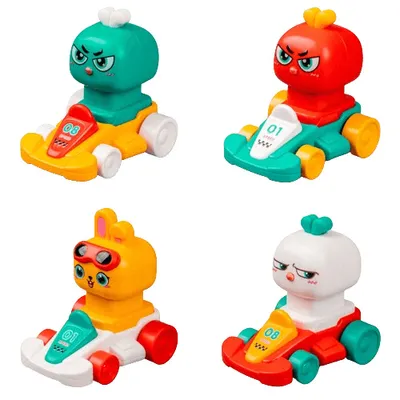 Zdjęcie produktu dla Zestaw 4 mini samochodzików dla dzieci