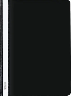 Produktbild von 10 Herlitz Schnellhefter / DIN A4 / PP / extra stabil / Farbe: schwarz