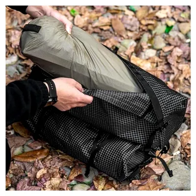 Produktbild von Rucksackzubehör, 12 l, Aufbewahrungstasche, tragbarer Organizer für Reise- und Campingbedarf, Schwarz