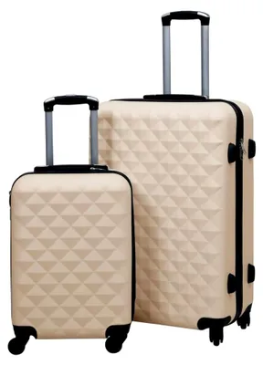 Produktbild von Hartschalen-Trolley-Set 2 Stück, Golden, ABS