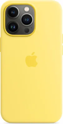 Obrázok produktu pre Silikónový zadný kryt Apple MagSafe pre Apple iPhone 13 Pro - Lemon Zest