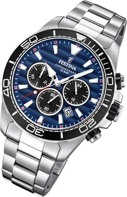 Produktbild von Festina Armbanduhr Herren F20361/3 Edelstahl Quarz Uhr silber Prestige UF20361/3