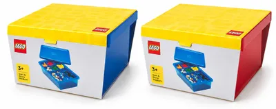 Productafbeelding van LEGO sorteer- en opbergbox SORT & STORE, medium, rood