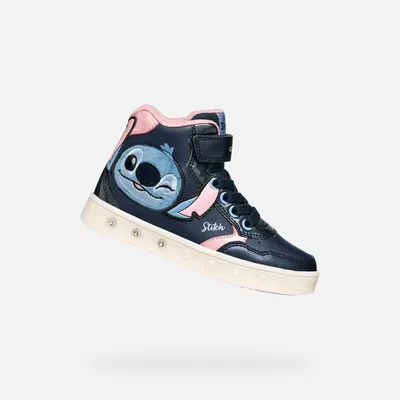 Produktbild von Geox Skylin dunkelblaue Mädchen-Sneaker 24