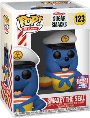 Produktbild von Kellogg's Sugar Smacks - Smaxey The Seal 123 2021 Summer Convention Limited Edition - Funko Pop! - Vinyl Figur