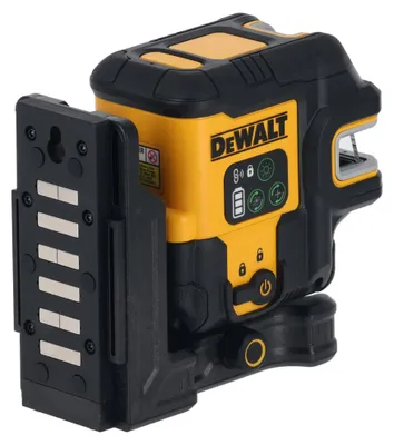 Produktbild von DEWALT Kompakter Linien- und 5-Punkt Kombilaser mit integriertem Li-Ionen-Akku und USB-C Anschluss, grüne Laserlinie