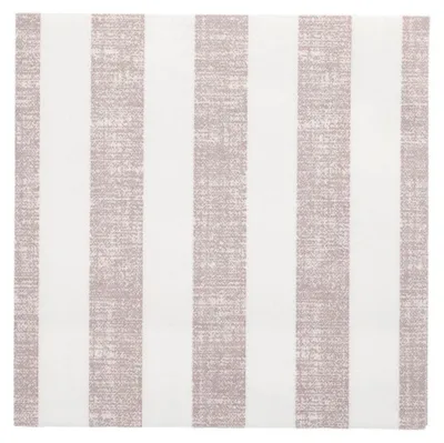 Produktbild von Servietten "ROYAL Collection" 1/4-Falz 40 cm x 40 cm mocca "Lines"