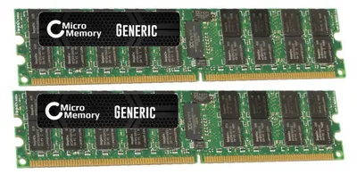 Produktbild von CoreParts MMI0348/8GB, 8 GB, 2 x 4 GB, DDR2, 667 MHz, Grün