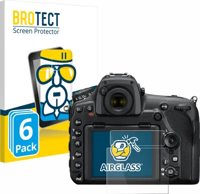 Produktbild von 6x BROTECT Schutzglas für Nikon D850 Schutzfolie Panzer Folie Glas Display Schutz klar