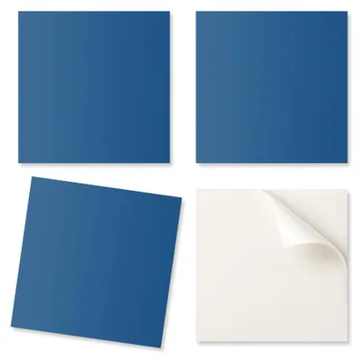 Produktbild von Selbstklebende Wandfliesen für das Wohnzimmer, blau, 9 x 30 x 30 cm