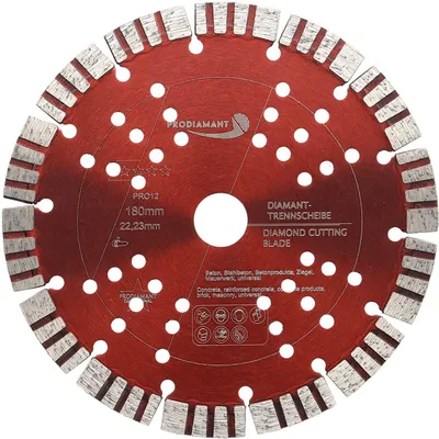 Immagine prodotto di PRODIAMANT Disco diamantato da taglio 180 mm per calcestruzzo, Universal Pro12