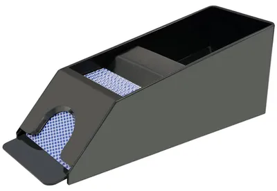 Produktbild von vidaXL Kombiniertes Poker/Blackjack Set mit 600 Laserchips Aluminium