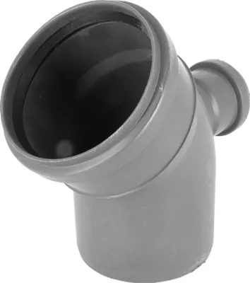 Produktbild von Abwasserrohrbogen Reduktion HT Rohr PP 90° Bogen DN 110  50 Abzweigung