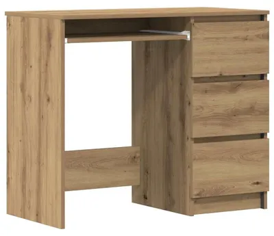 Productafbeelding van Bureau van Hout met 3 Lades 90x45x76 cm