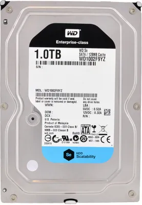 Image de Western Digital Black 1TB WD1002F9YZ 7200Rpm 64MB SATA III 3,5" pouces