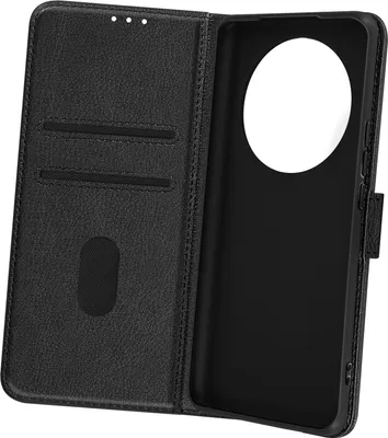 Produktbild von Avizar, Kunstlederetui mit Standfunktion Honor Magic 6 Lite 5G, Schwarz