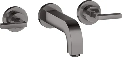Produktbild von hansgrohe AXOR Citterio 3-Loch Waschtischarmatur Unterputz, Auslauf 162mm, Hebelgriffe, Rosetten für Wandmontage, 39315330