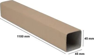 Zdjęcie produktu dla Tuba kwadratowa 45mm/gr2,5mm/L1100 B0