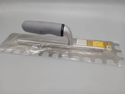 Produktbild von Hardex Glättekelle *31* 38x10cm Halbkreis 20mm rostfrei 2K-Griff