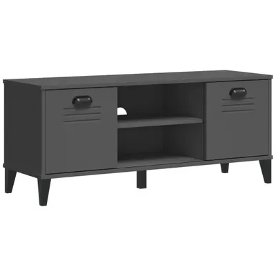 Produktbild von vidaXL Schuhbank VIKEN Anthrazit 106x35x45 cm Holzwerkstoff