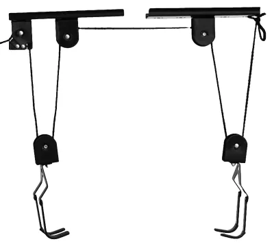 Produktbild von Fahrradheber, 60 kg Tragfähigkeit, Deckenmontage, Schwarz