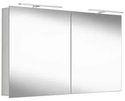 Image de Armoire miroir LED Alu 100, modèle S120