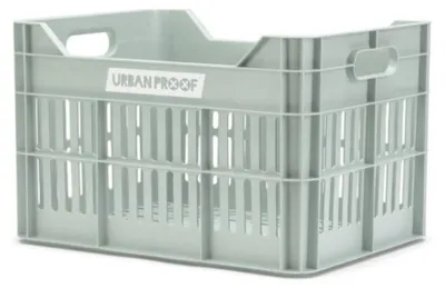 Produktbild von URBAN PROOF Fahrradkiste aus recyceltem Kunststoff 30L 40x30x25cm, Mint Grün