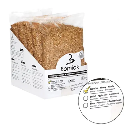 Produktbild von Räucherspäne für Smoker - KIRSCHE - 2 Liter Packung - HACCP