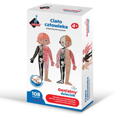 Obrázek produktu pro Magnetické puzzle lidské tělo – Askato