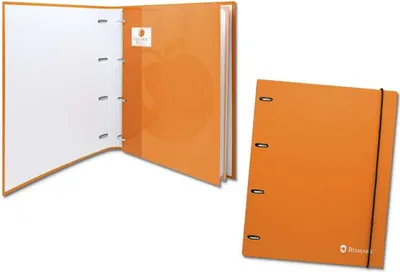Image de Bismark 324289 Classeur A4 Orange Orange One Size