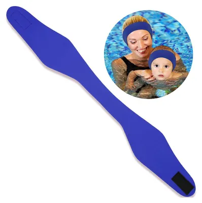 Obrázek produktu pro Elastická plavecká čelenka s ochranou uší pro vodní sporty