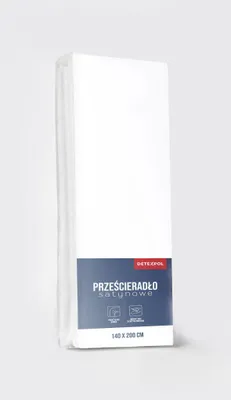 Image de Drap-housse satin 140x200 microfibre blanc
