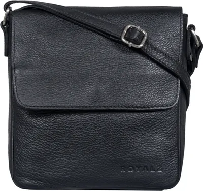 Produktbild von ROYALZ "Illinois" Herrentasche zum Umhängen klein Leder Umhängetasche Herren Messenger Bag Vintage Ledertasche Schultertasche Handtasche Echtleder