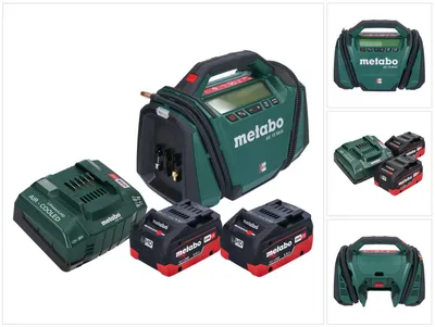 Productafbeelding van Metabo AK 18 Multi accucompressor 18 V 11 bar + 2x oplaadbare accu 5,5 Ah + lader
