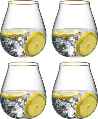 Produktbild von Riedel Gin Tonic Gläser mit Goldrand 4-teilig