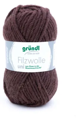 Produktbild von Gründl Filzwolle uni,Waschfilzen,100%Schurwolle,50g/50m,NS 8-9 6