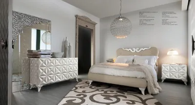 Produktbild von Wandspiegel Klassisches Holz Rechteckig Spiegel Design Silber Schlafzimmer Neu