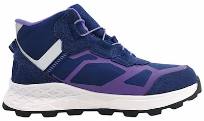 Imagen del producto de Botas para niñas de la marca Richter, modelo con cordones, color violeta, ideales para uso diario
