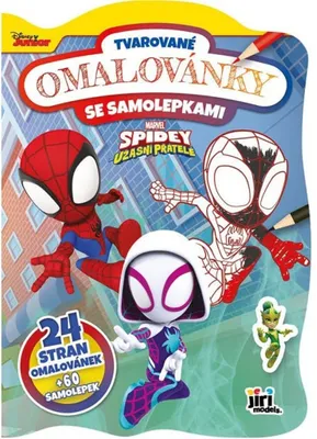 Obrázek produktu pro Spidey - Tvarované omalovánky se samolepkami