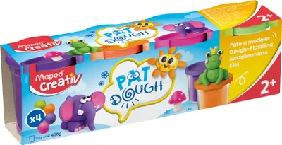 Zdjęcie produktu dla Maped 907201 Maped Creativ Spielknete-Set, 4 Fancy-Farben, 456 g