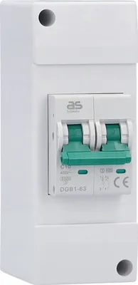 Produktbild von as-Schwabe Camping LS-Sicherungsautomat 230V 10A 2-polig Sicherungsautomat IP20