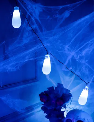 Image de Guirlande effrayante d'Halloween avec son et lumière 240 cm - taille unique