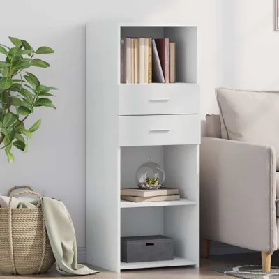 Produktbild von vidaXL Highboard Weiß 45x42,5x124 cm Holzwerkstoff