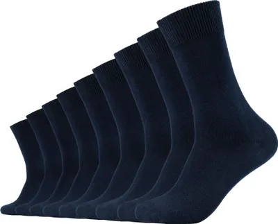 Produktbild von Camano Uni Socken - Comfort Socks, einfarbig, 9er Pack Marine 35-38